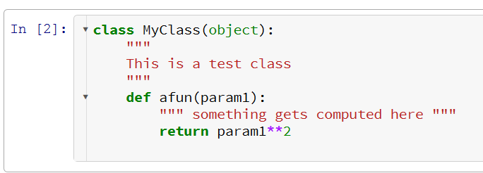 Codefolding example